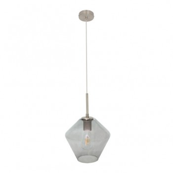 Distribuidor - Lâmpadas Diversas | Colgantes Moderno | COLGANTE PINAP 1XE27 NIQUEL/AHUMADO REGX23X23 CM Ref: 193492303